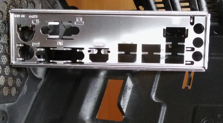Blende für io Backpanel